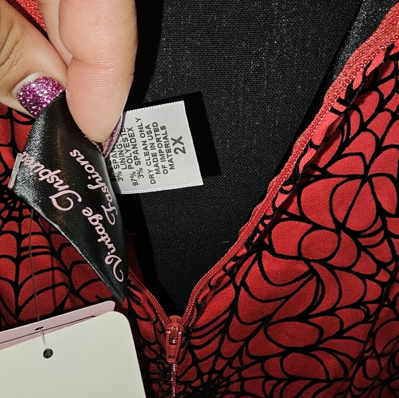 Pinup Girl Spiderweb dress - Picture 5 of 6